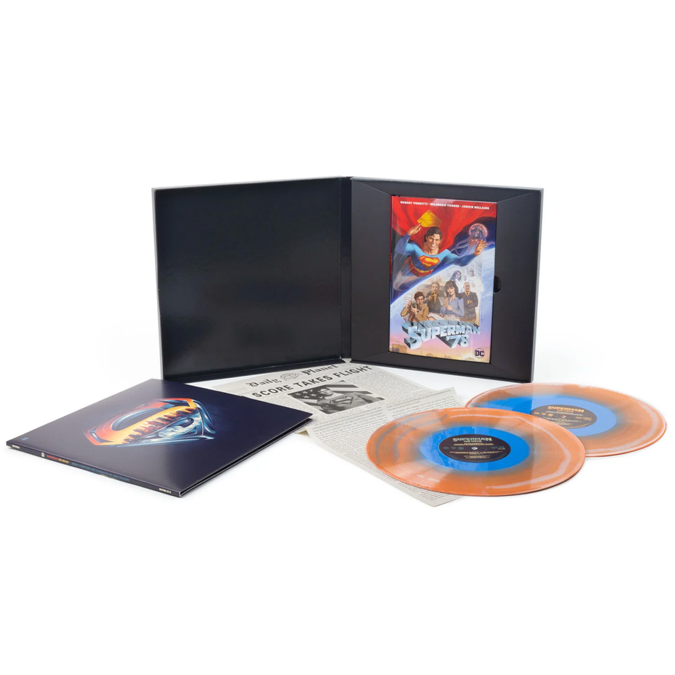 Superman: The Movie - Original Motion Picture Soundtrack and Graphic Novel 2LP Vinyl