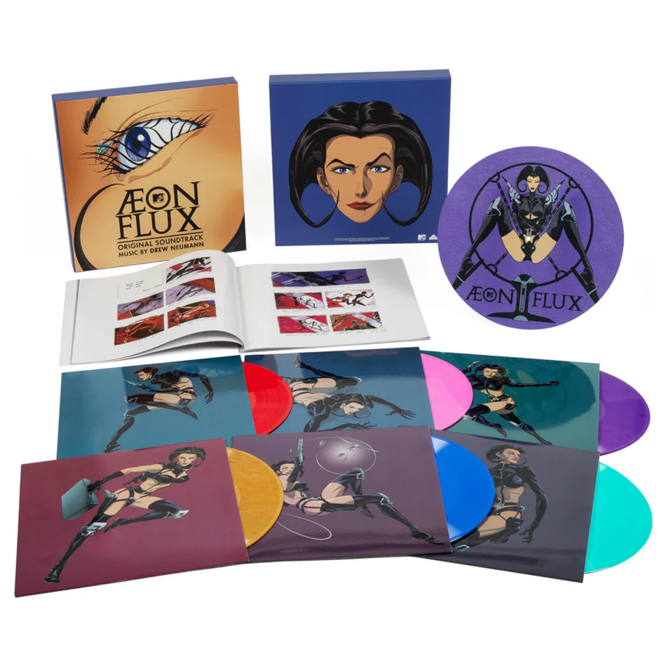 ÆON FLUX - Original Animated Series Soundtrack 6LP Vinyl Box Set