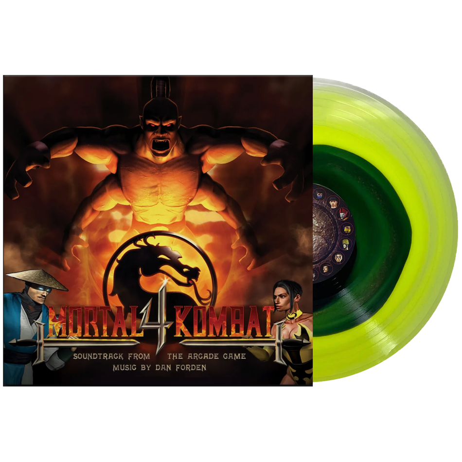 Mortal Kombat 4: Soundtrack From The Arcade Game (Reptile Acid Edition) LP Vinyl