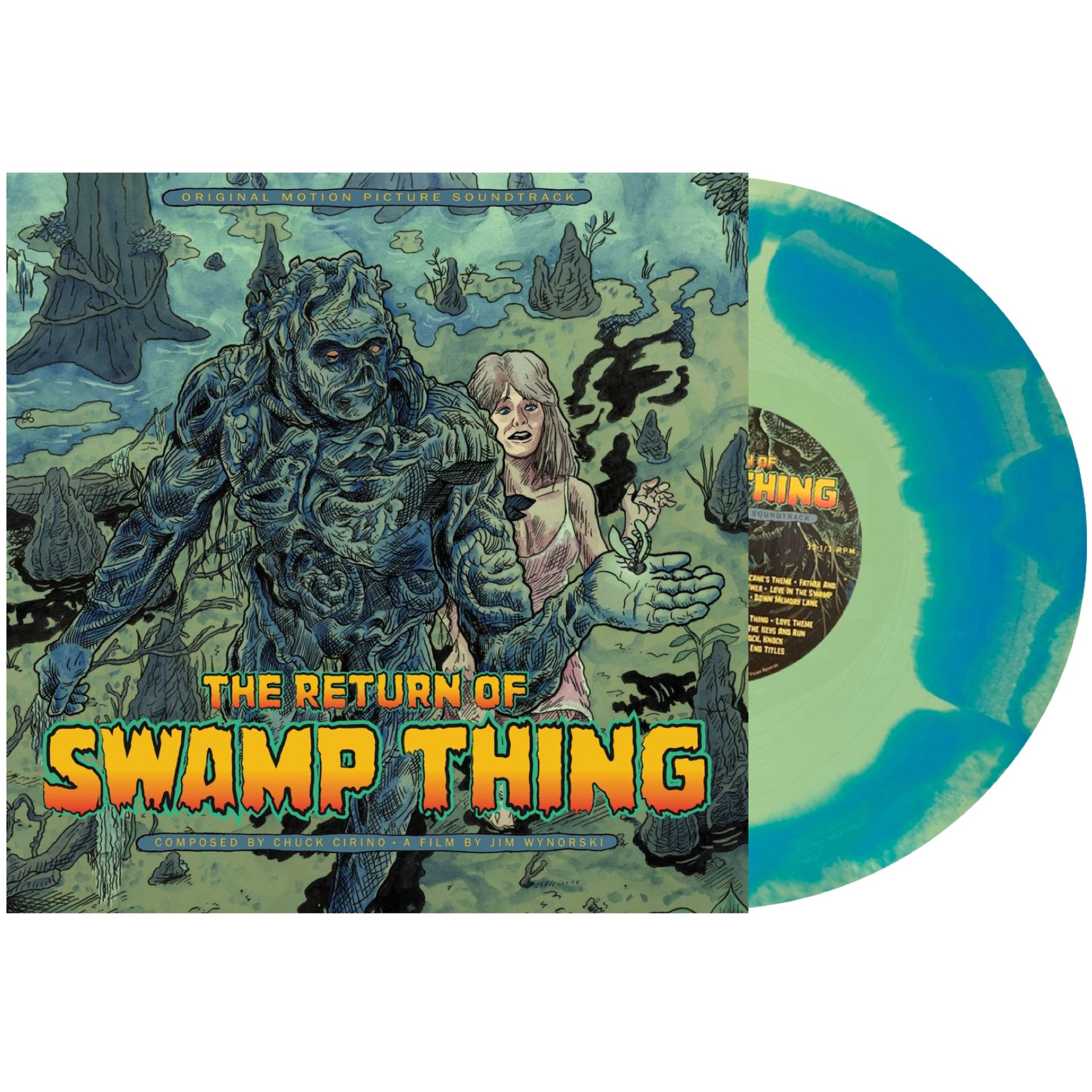 O.S.T. ‎– Swamp Thing レコード LP Harry Manfredini – Swamp Thing (Original Motion Picture Soundtrack