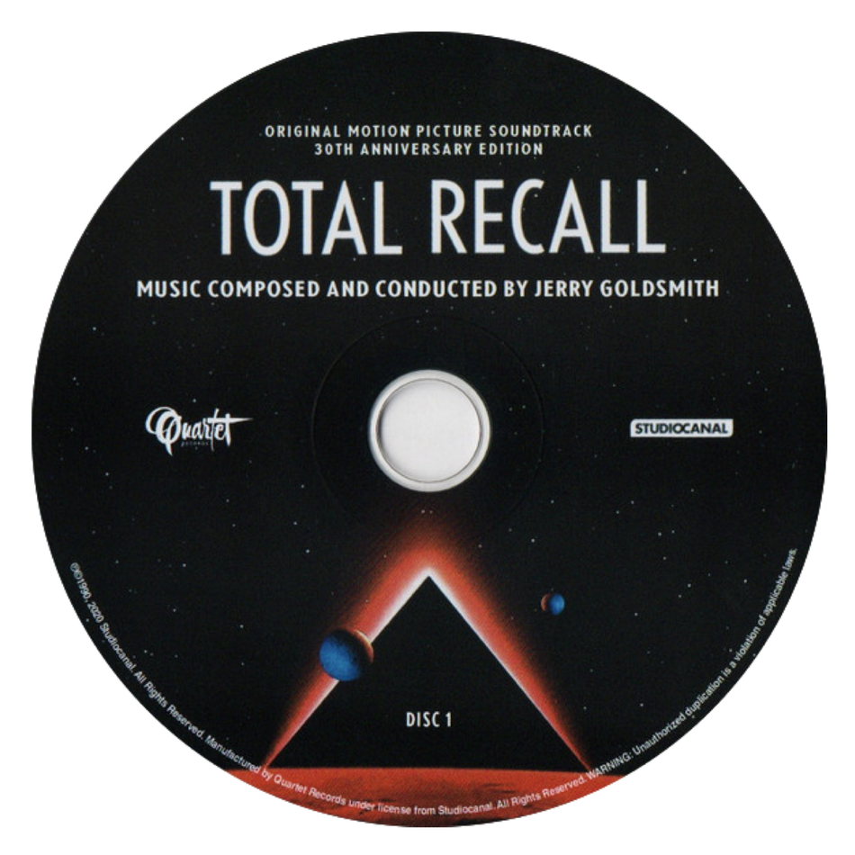 Total Recall - Original Motion Picture Soundtrack (30th Anniversary Edition) 2CD