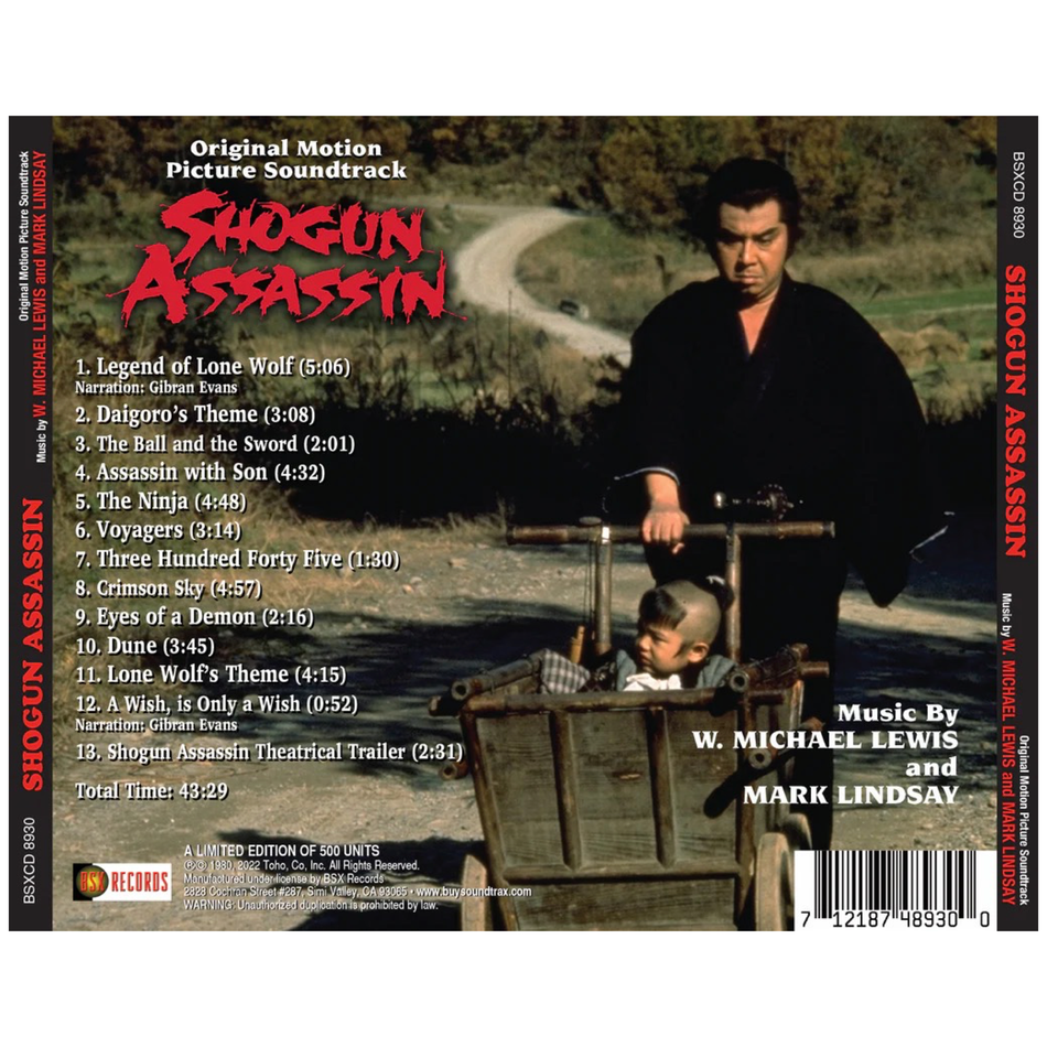 Shogun Assassin - Original Motion Picture Soundtrack CD