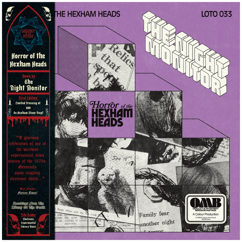 The Night Monitor - Horror Of The Hexham Heads LP Vinyl