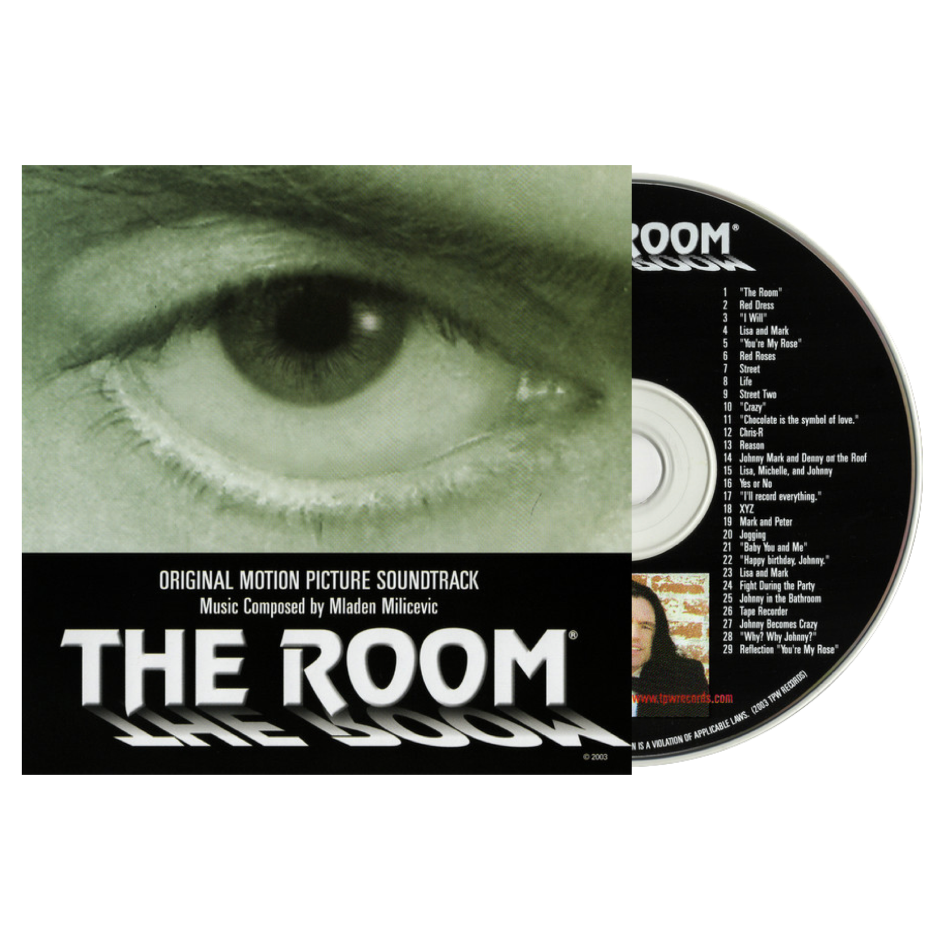 The Room - Original Motion Picture Soundtrack CD – SONIC TITAN RECORDS