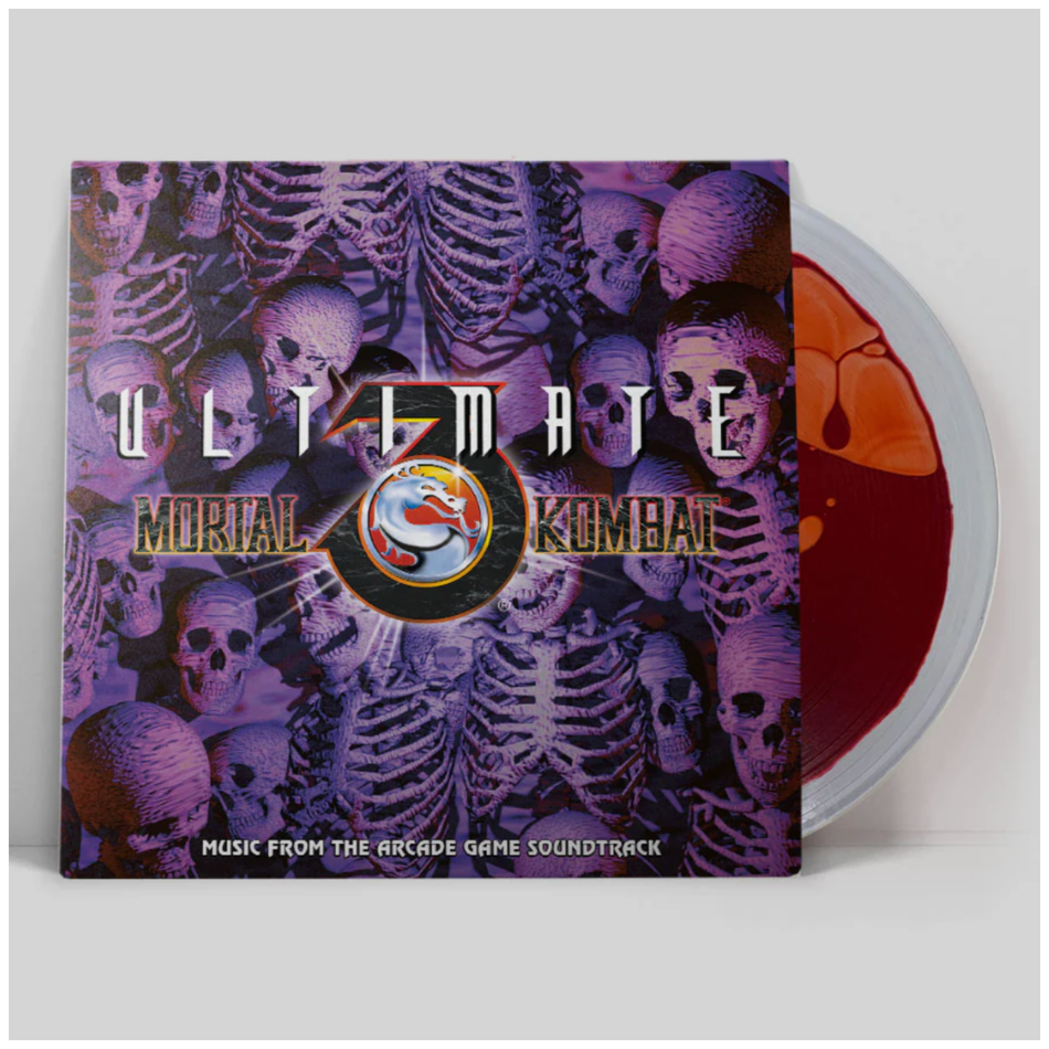 Ultimate Mortal Kombat 3: Soundtrack From The Arcade Game LP "Blood Filled" Liquid Vinyl