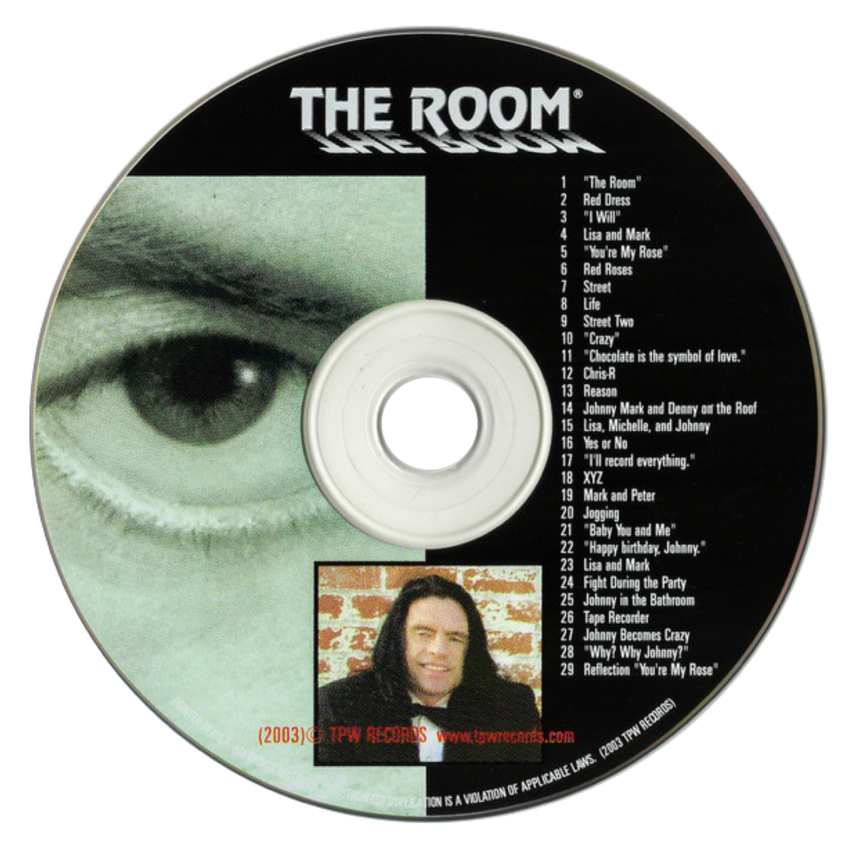 The Room - Original Motion Picture Soundtrack CD – SONIC TITAN RECORDS